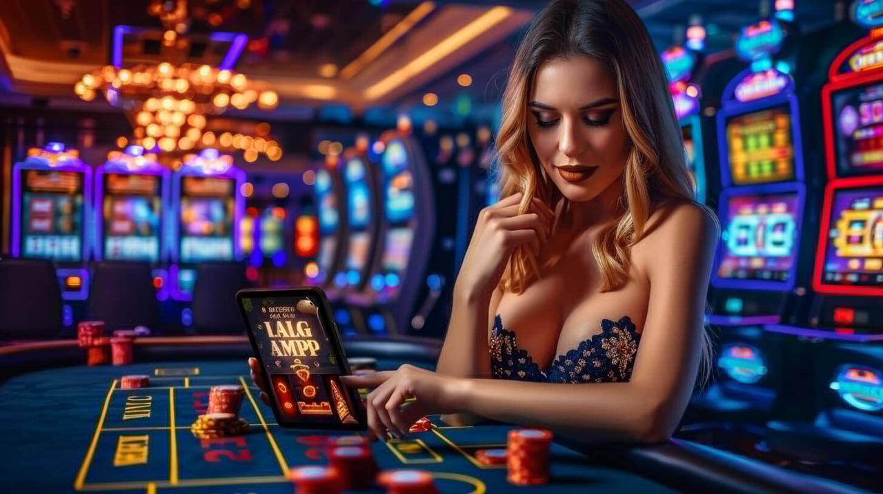 Mobile slot spin in progress showing winning paylines on 204pub